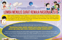 Lomba Menulis Surat Remaja Nasional 2018